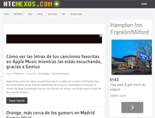 Tablet Screenshot of htcnexus.com